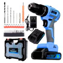 Parafusadeira Furadeira Sem Fio 36v 2 Baterias 340w Bivolt Parafusadeira Furadeira Sem Fio 36v 2 Baterias 340w Bivolt