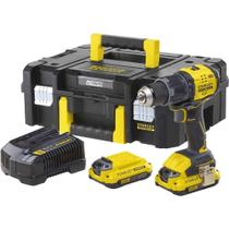 Parafusadeira Furadeira Stanley Sbd716d2t-br 20 V Max 2 Ah Bivolt Mandril Metálico Aperto Rápido 16 Parafusadeira Furadeira Stanley Sbd716d2t-br 20 V Max 2 Ah Bivolt Mandril Metálico Aperto Rápido 16