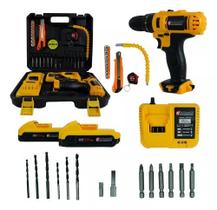 Parafusadeira Furadeira tipo Dewalt 25v Bivolt 02 Baterias