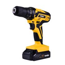 Parafusadeira Furadeira Vonder Bateria Pfv012i Cor Amarelo Frequência 50 Hz 60 Hz