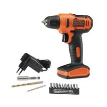 Parafusadeira/Furadeira VVR Drill Driver SS 3/8, 12V, 900 RPM, Bateria - LD12S-BR - Black & Decker