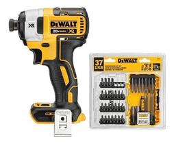 Parafusadeira Impacto 1/4 20v Dewalt Dcf887b + Kit Bits Parafusadeira Impacto 1/4 20v Dewalt Dcf887b + Kit Bits