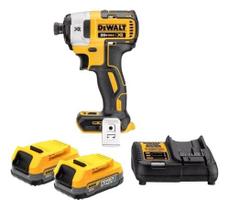 Parafusadeira Impacto 2 Bat. 20v Powerstack Dcf887 Dewalt