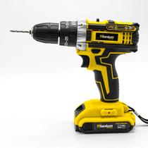 Parafusadeira Impacto Bateria 21V+Brocas Max Drill 300 PÇS