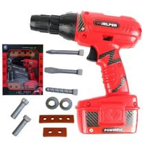 Parafusadeira Kit Ferramenta De Brinquedo Para Crianças Infantil VR.