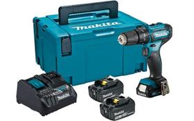 Parafusadeira makita 12v c/ 1 bat 12v e 2 baterias 18v 5 a
