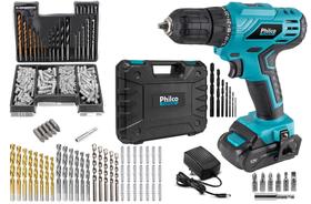 Parafusadeira Philco Force PPF12M Speed Control 1300MAH + Kit Jogo De Ferramentas Bucha 300 Peças Parafusadeira Philco Force PPF12M Speed Control 1300MAH + Kit Jogo De Ferramentas Bucha 300 Peças