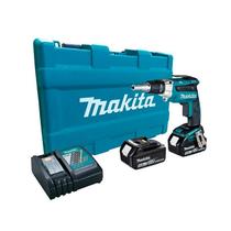 Parafusadeira Sem Fio 18V Encaixe 1/4'' Com 2 Baterias Carregador Bit Maleta DFS250RFE Makita Parafusadeira Sem Fio 18V Encaixe 1/4'' Com 2 Baterias Carregador Bit Maleta DFS250RFE Makita