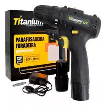Parafusadeira T12 1,2AH 12v Bivolt C/ Kit Soquete Ferramentas