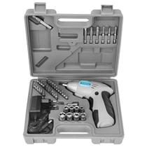 Parafusadeira tramontina 46 peças bateria 3,6 v com maleta