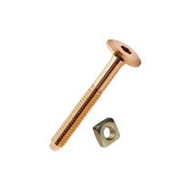 Parafuso 1/4 X 150 Mm Estrutural Com Porca Quadrada de 1/4 Pol Jomarca Parafuso 1/4 X 150 Mm Estrutural Com Porca Quadrada de 1/4 Pol Jomarca