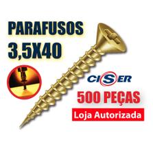 Parafuso 3,5 X 40 Chipboard Chata Phillips para Madeira - CISER CAIXA COM 500 peças