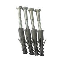 Parafuso 601 Sextavado com Buchas N10 1/4" x 55mm 4 unidades Leon Parafuso 601 Sextavado com Buchas N10 1/4" x 55mm 4 unidades Leon