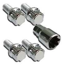 Parafuso anti furto cromado thower linha fiat