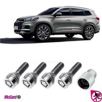 Parafuso Antifurto Roda Chery Tiggo 3X 5 5X 7 e 8 Original