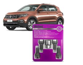 Parafuso Antifurto Trava Porca De Rodas Vw T Cross Nivus TAOS AUDI TIGUAN POLO CROMADO SEGURO CONTRA ROUBO E REMOÇÃO IMPORTADO ORIGINAL RESISTENTE Parafuso Antifurto Trava Porca De Rodas Vw T Cross Nivus TAOS AUDI TIGUAN POLO CROMADO SEGURO CONTRA ROUBO E REMOÇÃO IMPORTADO ORIGINAL RESISTENTE