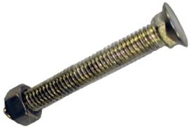 PARAFUSO ARADO COM PORCA 1/2 x 3.3/4"