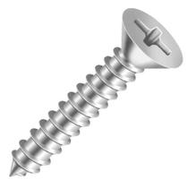 Parafuso Auto-atarraxante 4,8 X 13 Phillips Chata Inox 100 Unidades