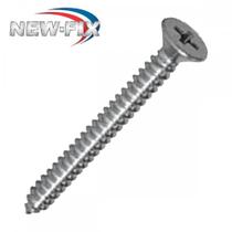 Parafuso Auto Atarraxante Chata Philips New-Fix 5,5 X 38Mm ./ Kit Com 2 Centos