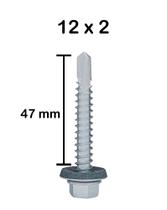 Parafuso Auto Brocante 12 X 2 - Sextavado C/100 Unidades