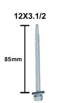 Parafuso Auto Brocante 12 X 3.1/2 - Sextavado C/100 Peças