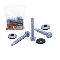 Parafuso Auto-Brocante para Telhas 12 mm. - 5.5 mm. Pct 100 pçs