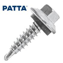 Parafuso Auto Brocante Sextavado Com Arruela Patta 12Mm X 3/4'' - Kit C/5 Centos