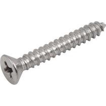 Parafuso autoatarraxante inox 3,5 mm x 25,0 mm cabeça chata phillips