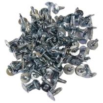 Parafuso AutoBrocante Flangeado 4,2x13mm Ponta Broca 500peças Parafuso AutoBrocante Flangeado 4,2x13mm Ponta Broca 500peças