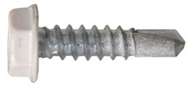 Parafuso autoperfurante Hillman Hex Washer Head 10 x 3/4 branco