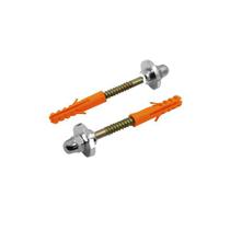 Parafuso Bucha 12 Longo para Vasos, Lavatórios e Tanque Par