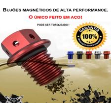 Parafuso Bujão Magnético+anel vedação Cg150/160/titan08/bros Parafuso Bujão Magnético+anel vedação Cg150/160/titan08/bros