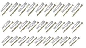 Parafuso C/ Bucha 6 8 10 P/ Parede Oca Oco Bloco Tijolo Vaz.