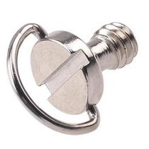 Parafuso Cabeça Achatada Pescoço Alongado c/ Argola Para Gancho Rosca 1/4"