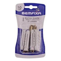 Parafuso Cabeça Chata 10mm C/ Bucha Shark 10pçs - Bemfixa
