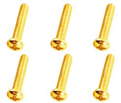 Parafuso captador single dourado elephant 6 un ele0329 Parafuso captador single dourado elephant 6 un ele0329