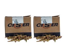 Parafuso Chipboard 4.0x40 Para Madeira 1000 Un Ciser