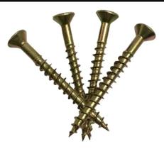 Parafuso Chipboard Chata Para Madeira 4x40 Kit 100 Peças Parafuso Chipboard Chata Para Madeira 4x40 Kit 100 Peças