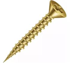 Parafuso Chipboard Chata Phillips (500 Unidades) -NEW-FIX Parafuso Chipboard Chata Phillips (500 Unidades) -NEW-FIX