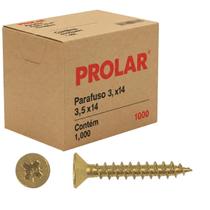 Parafuso Chipboard Madeira 3,5x14 CX com 1000 - "MIL" Und