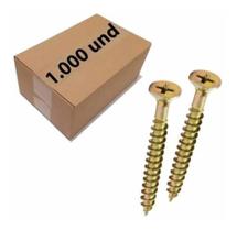 Parafuso Chipboard Philips P/ Madeira 3.5x40 Kit 1000 PeÃas
