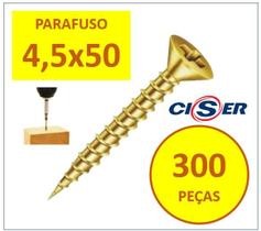 Parafuso Chipboard Phillips P/ Madeira 4.5 X 50 Caixa 300 Pç