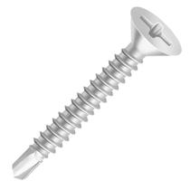 Parafuso Ciser Cabeça Chata Ponta Broca 4,2x19 - Embalagem com 500 Unidades