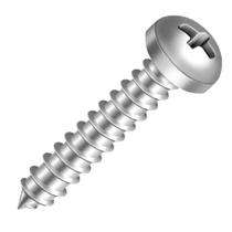Parafuso Ciser Cabeça Panela Phillips AA RI Zincado 3,5x9,5 - Embalagem com 500 Unidades