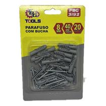 Parafuso Com Bucha 8mm - Kit C/ 20UN FBG-3192 Parafuso Com Bucha 8mm - Kit C/ 20UN FBG-3192