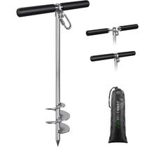 Parafuso de areia de aço inoxidável Boat Anchor SELEWARE 66cm Parafuso de areia de aço inoxidável Boat Anchor SELEWARE 66cm