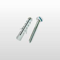 Parafuso de Cabeça Chata com Bucha de Nylon Bemfixa 6mm - BEMFIXA