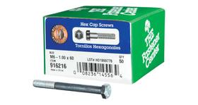 Parafuso de cabeça hexagonal Hillman M6x60mm galvanizado com 50 unidades Parafuso de cabeça hexagonal Hillman M6x60mm galvanizado com 50 unidades