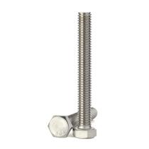 Parafuso de cabeça hexagonal Mellewell em aço inoxidável 18-8 6 cm 6 unidades Parafuso de cabeça hexagonal Mellewell em aço inoxidável 18-8 6 cm 6 unidades