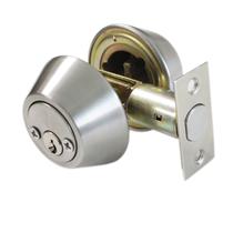 Parafuso de cilindro duplo Deadbolt Probrico Satin Nickel, 1 pacote